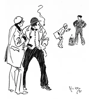Londoner Prints: Cockney Comment on the purchase of a parrot