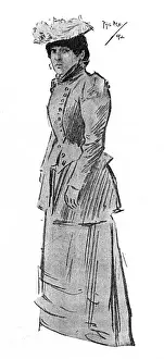 Chevalier Prints: Cockney Coster Woman - caricature by Phil May