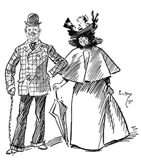 Londoner Prints: Cockney couple off a day out at Margate
