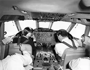 Cockpit Prints: The cockpit of a VC10