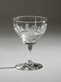 Cockerel Prints: Cocktail glass