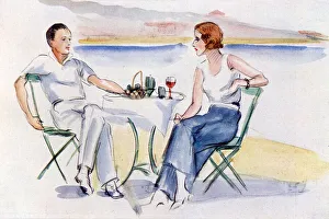Antibes Gallery: Cocktail time at Cap d Antibes, Marquise de Casa Maury