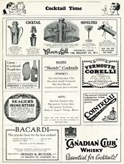 Adverts Gallery: Cocktails in The Sketch, 1920s