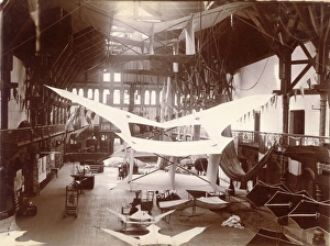 Cody kites at the Alexandra Palace Exhibition
