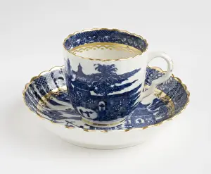 Gilded Prints: Coffee cup and saucer