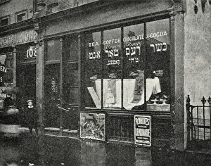Jewish Collection: Coffee House, East End of London