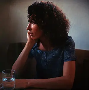 The Coffee Shop Girl. Hemlington, N. Yorks 1970s