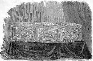 Devastated Prints: Coffin of Prince Albert lying in state