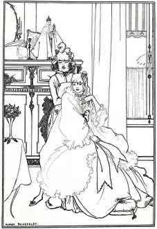 The Coiffing by Aubrey Beardsley