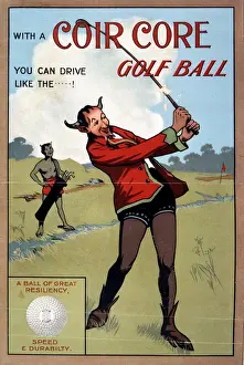 Coir Core golf balls advert