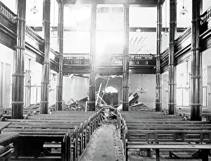 Coke Prints: Coke Memorial Church, Kingston, Jamaica earthquake