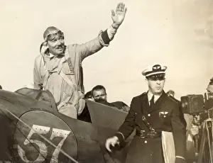 Racer Prints: Col Roscoe Turner in his Wedell-Williams Special Racer