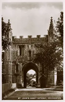 Jun18 Prints: Colchester, Essex, England - St Johns Abbey Gateway