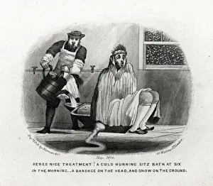 Uncomfortable Prints: Cold running Sitz Bath - The Water Cure