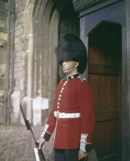 Chin Collection: Coldstream Guard on sentry duty