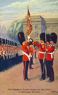 Barracks Collection: The Coldstream Guards taking over the Colour