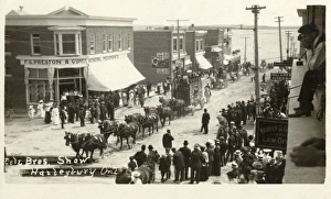 Images Dated 16th May 2012: The Cole Bros. Circus arriving in town