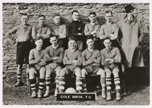 Cole Prints: Cole Bros FC football team 1934-1935