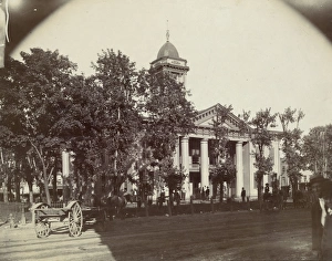 Charleston Gallery: The Coles County Court House in Charleston, Ills. in which