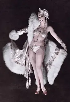Bergere Prints: Colette Jove in La Grande Folie at the Folies Bergere, Paris