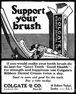 Brush Gallery: Colgate Dental Cream / Adv