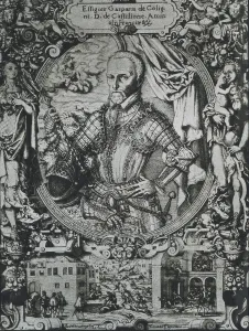 1572 Prints: COLIGNY, Gaspar II de Chatillon, count of (1519-1572)