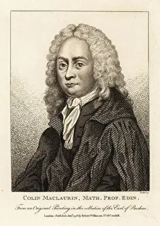 Geometry Prints: Colin Maclaurin, Scottish child prodigy and mathematician