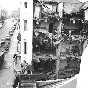Collapsed Prints: Collapsed building in Eastbourne, Sussex