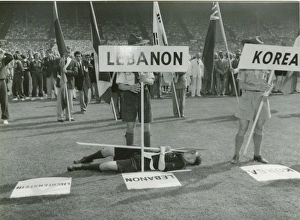 Images Dated 28th July 2011: Collapsed Scout at 1948 London Olympics
