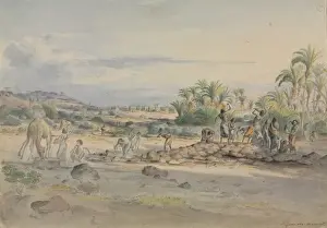 Collecting Prints: Collecting water from the well