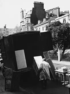 Requisition Prints: Collection van with furniture WWII