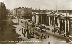 Omnibuses Prints: College Green and the Bank of Ireland