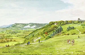 Colley Prints: Colley Hill, near Reigate, Surrey
