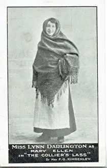 Fringe Prints: The Colliers Lass by F. G Kimberley. Miss Lynn Darlington
