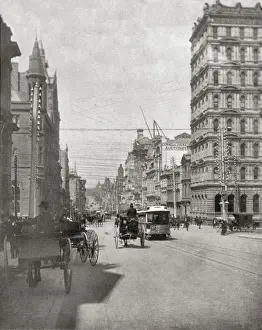 Thoroughfare Prints: Collins Street, Melbourne, Victoria, Australia