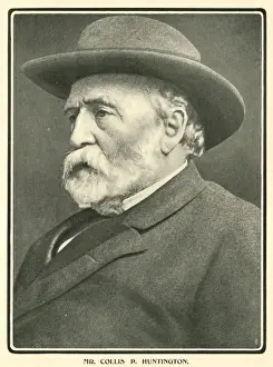 Huntington Prints: Collis P Huntington, founder of South Pacific Railway
