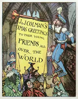 Minstrel Prints: Colmans Christmas Greetings to their Young Friends - Herald