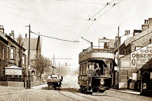 Colne Prints: Colne Albert Road early 1900s