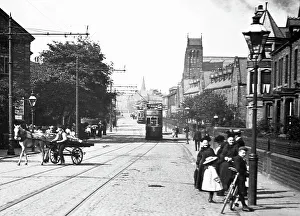 Colne Prints: Colne Road, Burnley in 1905