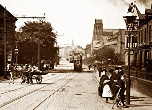 Colne Road, Burnley in 1905