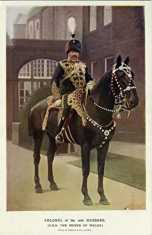 Boer Collection: Colonel of the 10th Hussars, HRH the Prince of Wales