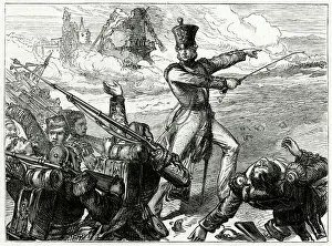 Colonel Fitzgeralds Charge at San Sebastian, Peninsular War - Field Marshal Sir John