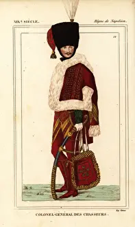 Jacob Prints: Colonel-General in the French Chasseurs, Napoleonic era