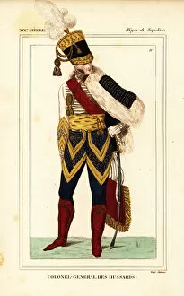 Boots Collection: Colonel-General in the French Hussars, Napoleonic era