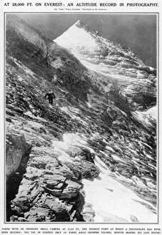 Back Ground Gallery: Colonel Norton, at 28, 000 ft, on Everest, 1924