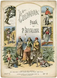 Blessings Prints: Colonial Polka C1870