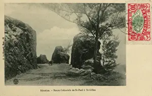 Gilles Prints: Colonial Road - Island of Reunion - Indian Ocean