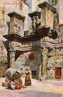 Foro Prints: The Colonnacce, Forum of Nerva, Rome, Italy