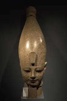 Colossal Prints: Colossal head of pharaoh Amenhotep III (Amenophis or Akhenat