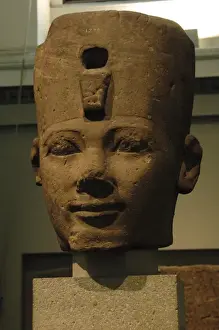 Colossal Prints: Colossal head problably from Thutmose I. Egypt